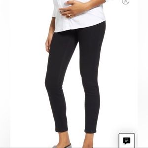 1822 Denim Maternity Black ankle Skinny Jeans | Size 10 30 NWT